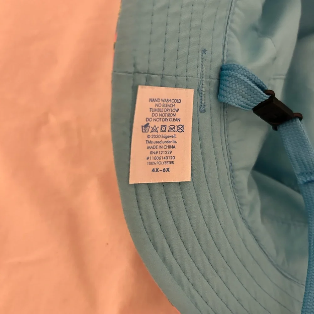Banana Boat Reversible Sun Hat/Chin Strap With Toggle/UPF 50+/4X-6X/NWOT